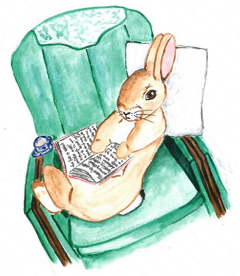 Stewart Reading in a Chair